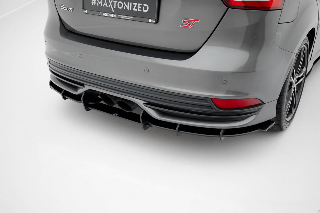 Street pro rear diffuser ford focus st mk3 facelift