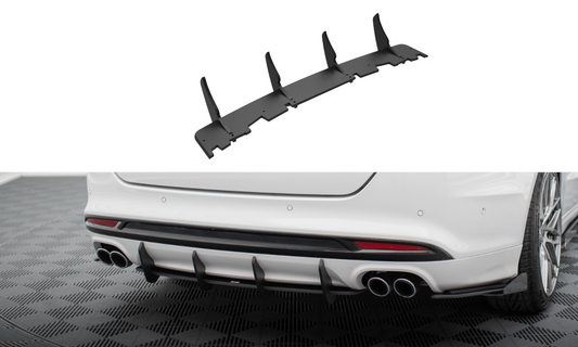 Street pro rear diffuser ford mondeo sport mk5 facelift / fusion sport mk2 facelift