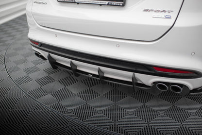 Street pro rear diffuser ford mondeo sport mk5 facelift / fusion sport mk2 facelift
