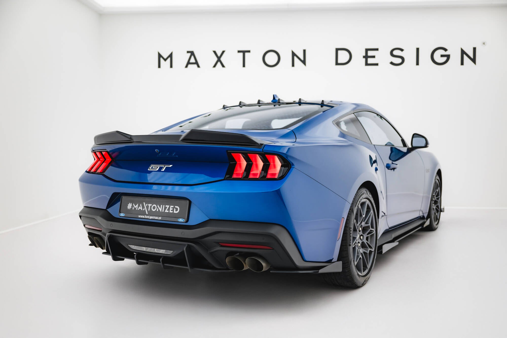 Street pro rear diffuser ford mustang gt mk7
