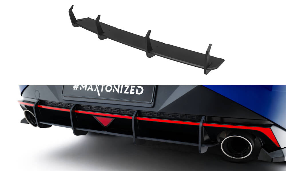 Street pro rear diffuser hyundai elantra n mk7