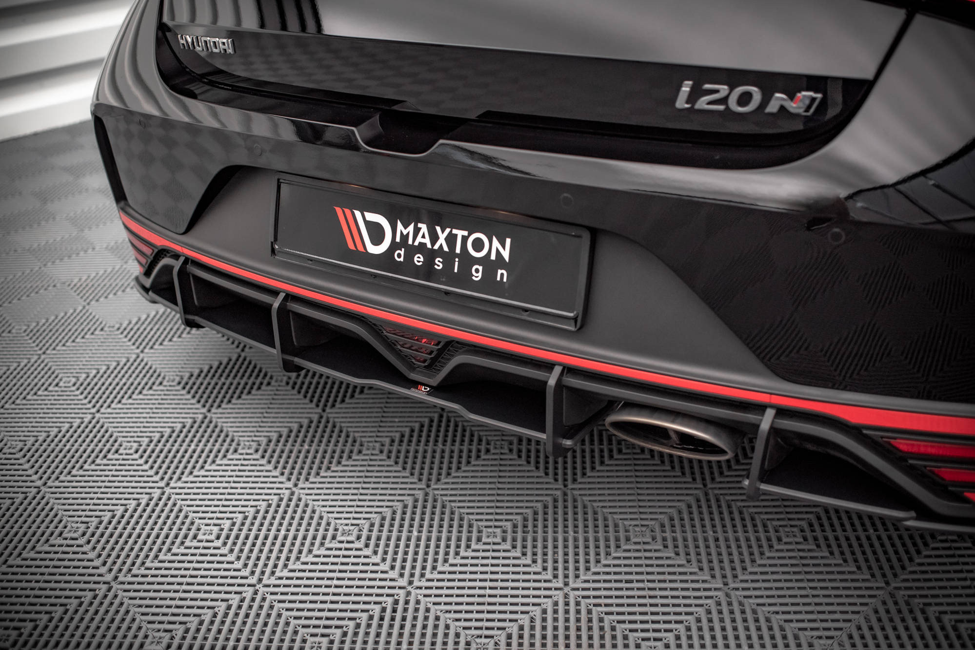 Street pro rear diffuser hyundai i20 n mk3