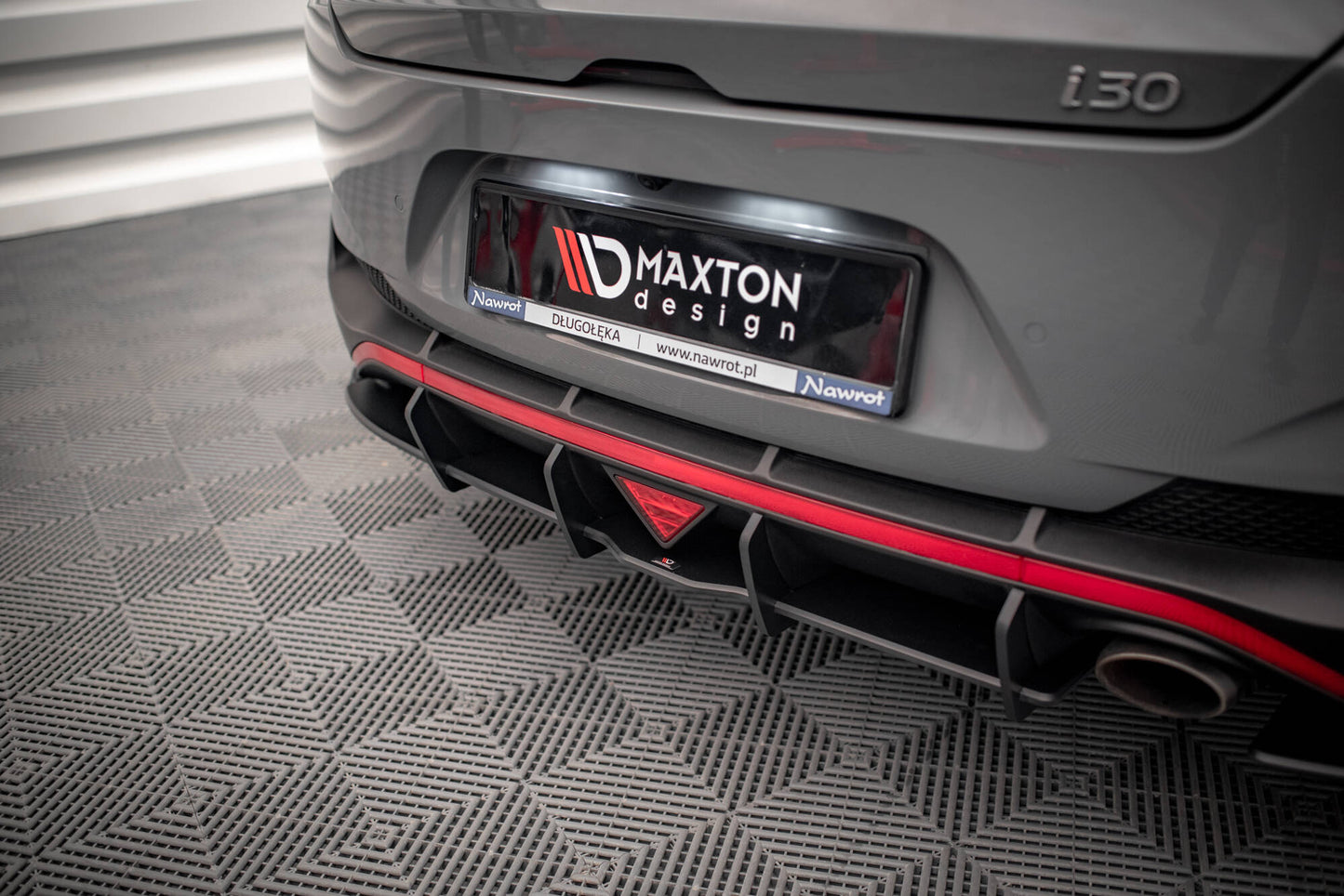 Street pro rear diffuser hyundai i30 fastback n-line mk3 facelift