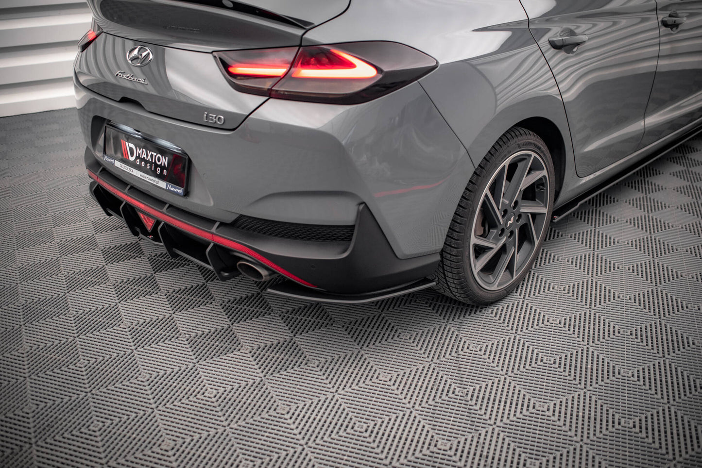 Street pro rear diffuser hyundai i30 fastback n-line mk3 facelift