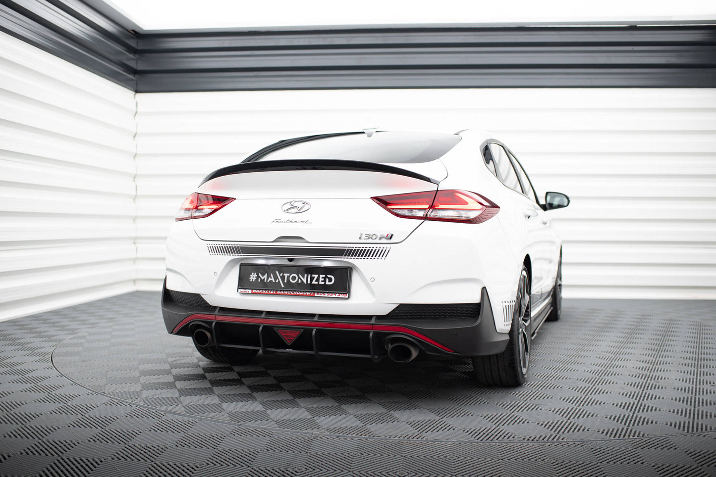 Street pro rear diffuser hyundai i30 n fastback mk3