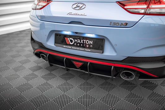 Street pro rear diffuser hyundai i30 n fastback mk3 facelift