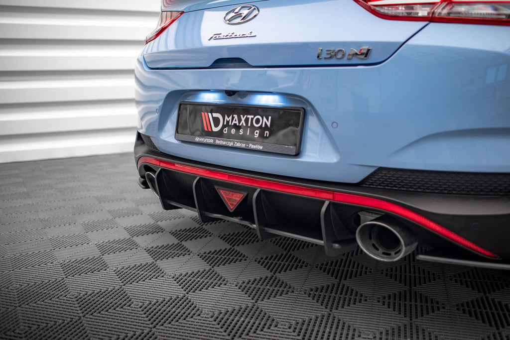 Street pro rear diffuser hyundai i30 n fastback mk3 facelift