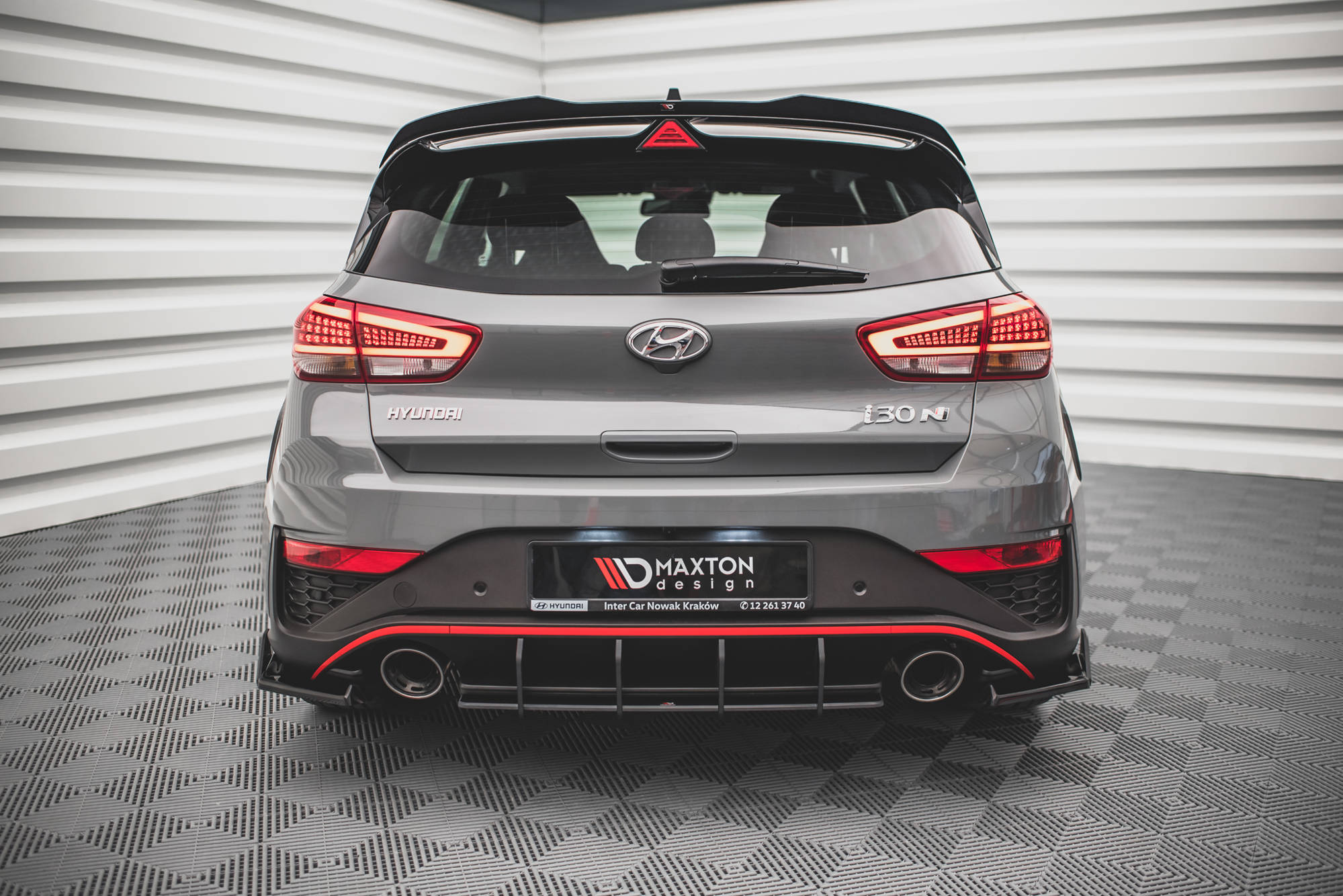 Street pro rear diffuser hyundai i30 n hatchback mk3 facelift