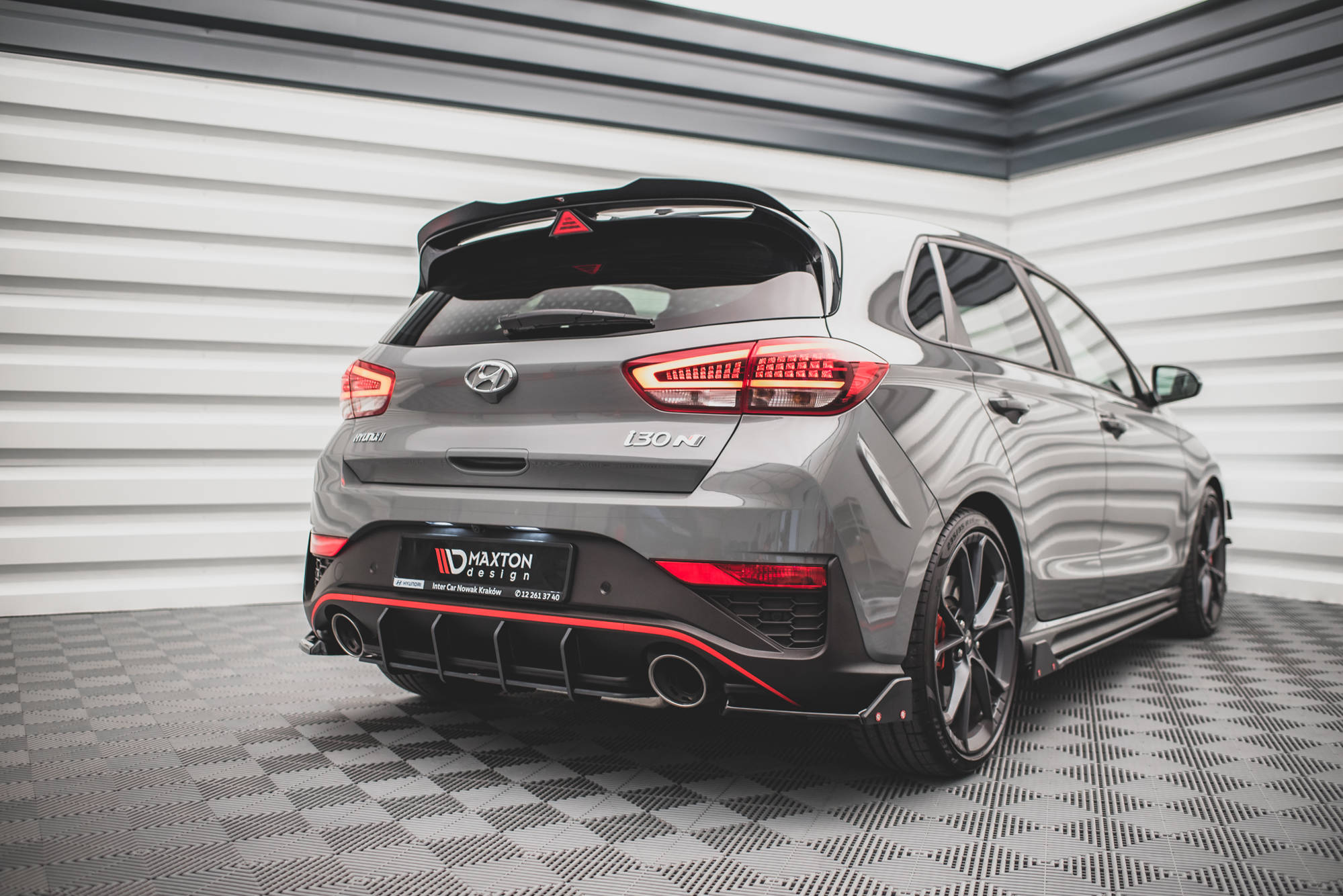 Street pro rear diffuser hyundai i30 n hatchback mk3 facelift