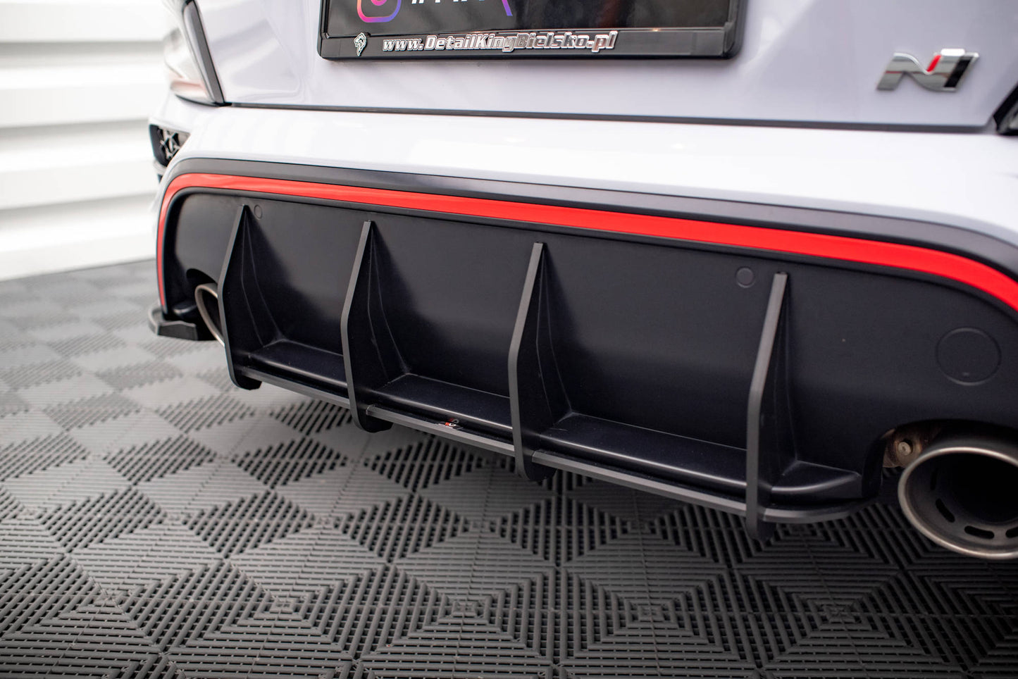 Street pro rear diffuser hyundai kona n mk1
