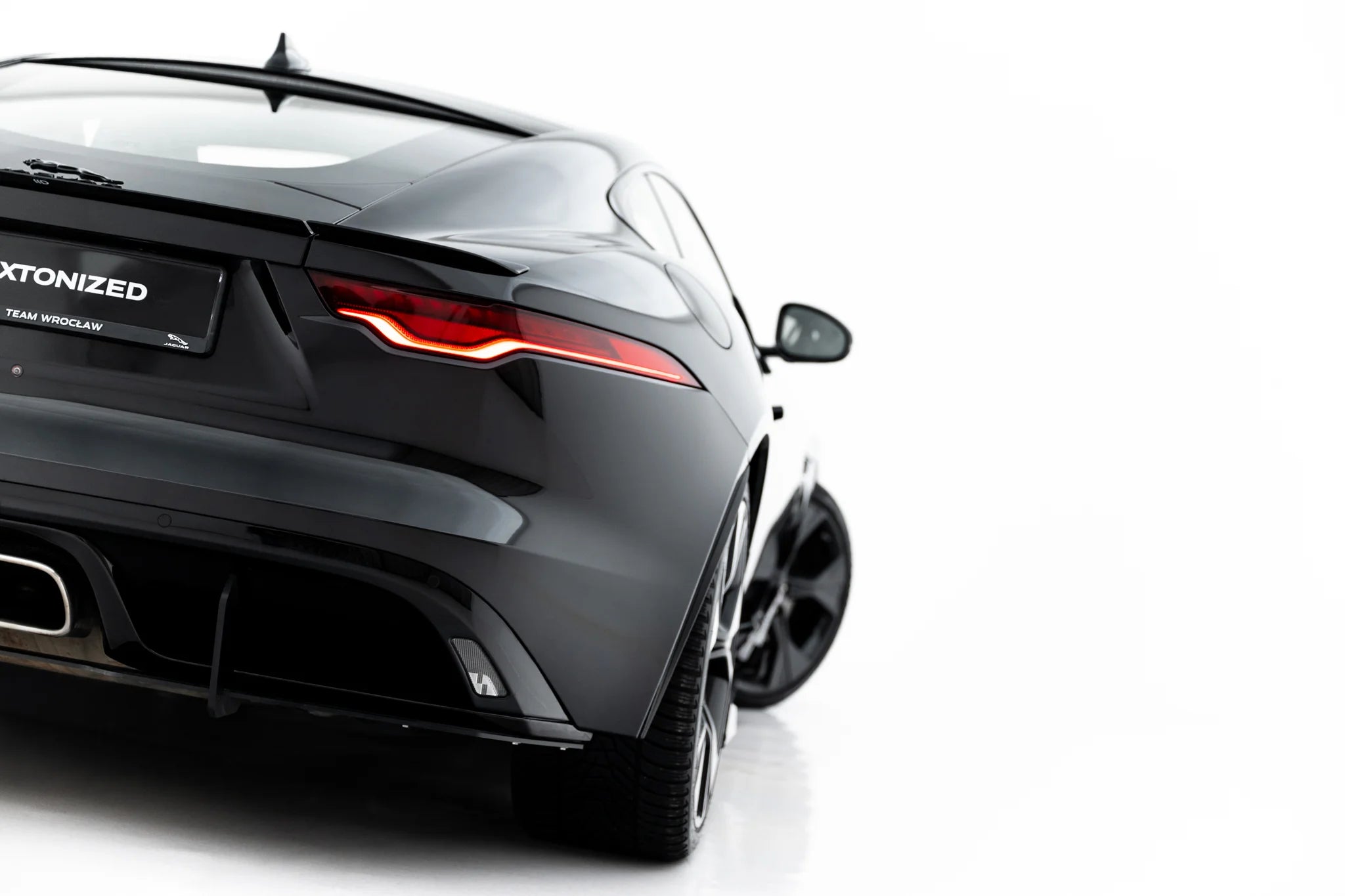 Street pro rear diffuser jaguar f-type x152 facelift 2