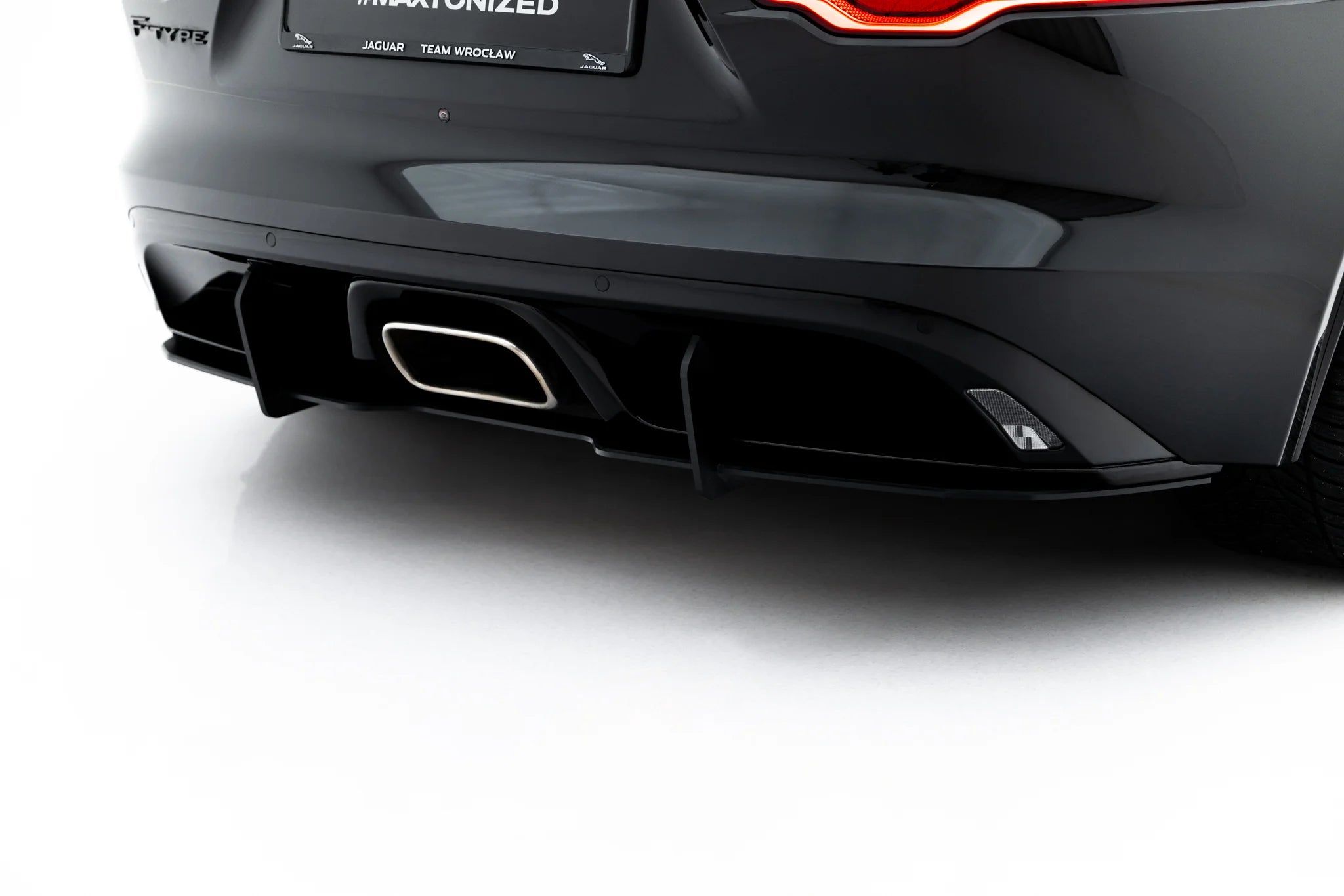 Street pro rear diffuser jaguar f-type x152 facelift 2