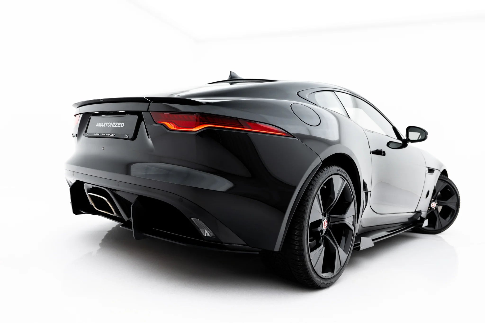 Street pro rear diffuser jaguar f-type x152 facelift 2