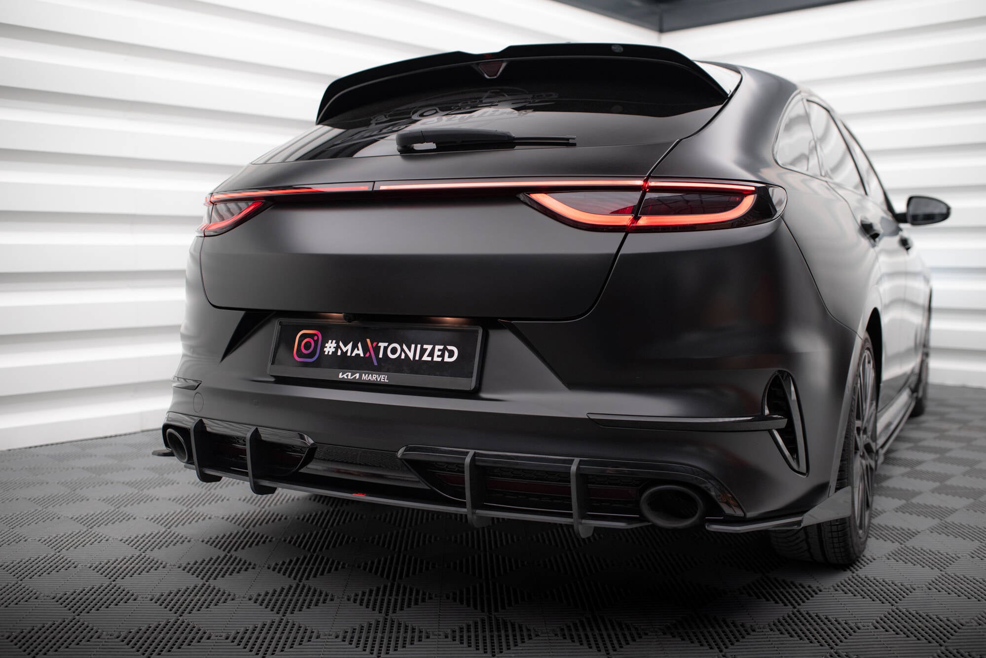 Street pro rear diffuser kia proceed gt mk1 facelift