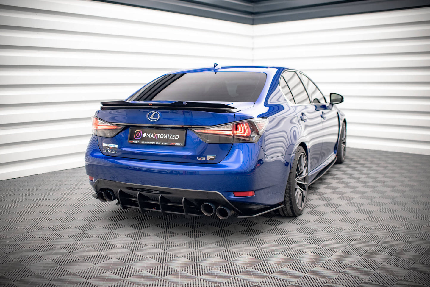 Street pro rear diffuser lexus gs f mk4 facelift