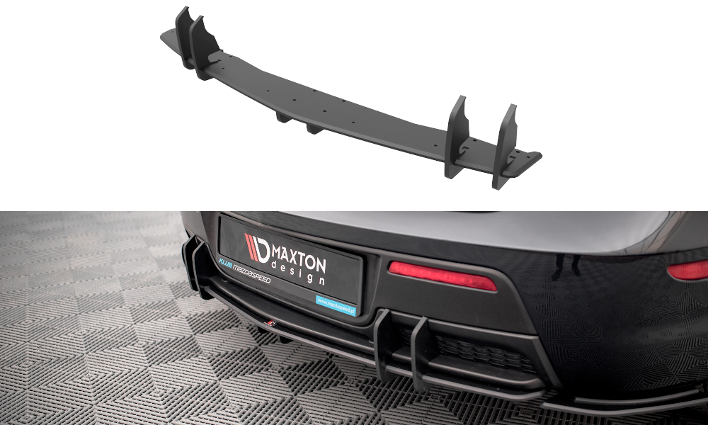 Street pro rear diffuser mazda 3 mps mk1 us-spec version