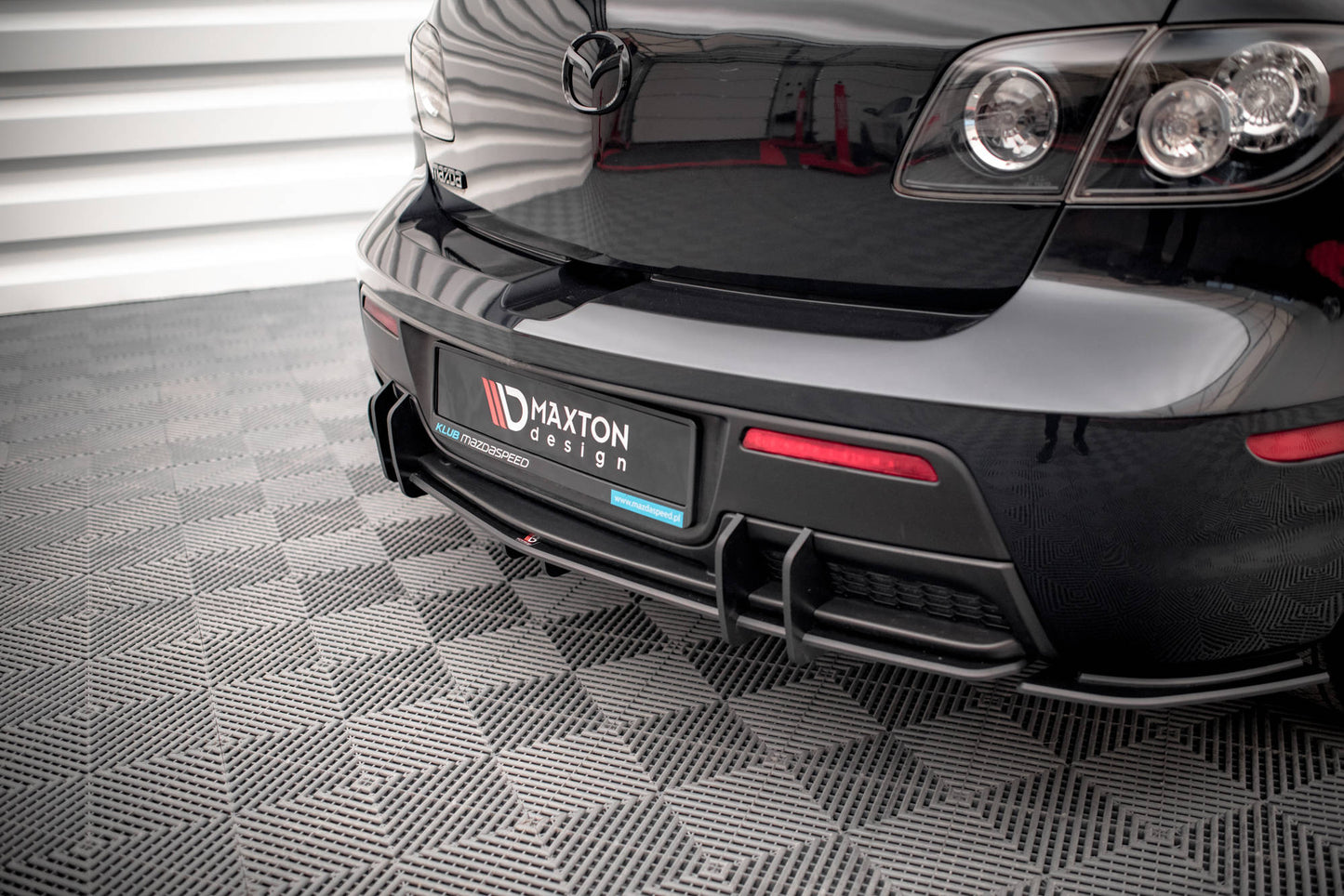 Street pro rear diffuser mazda 3 mps mk1 us-spec version