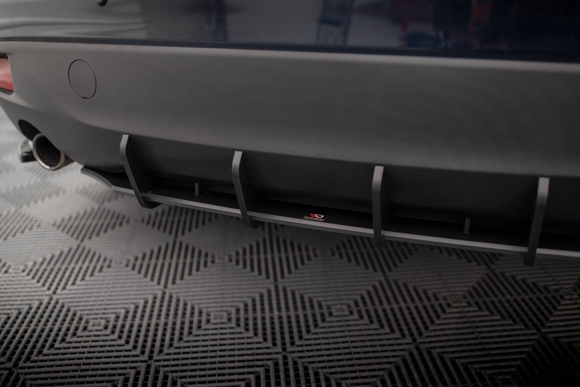 Street pro rear diffuser mazda 3 mk3