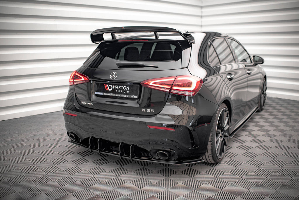Street pro rear diffuser mercedes a35 amg hatchback aero pack w177