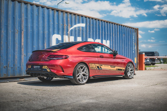 Street pro rear diffuser mercedes-amg c43 coupe c205