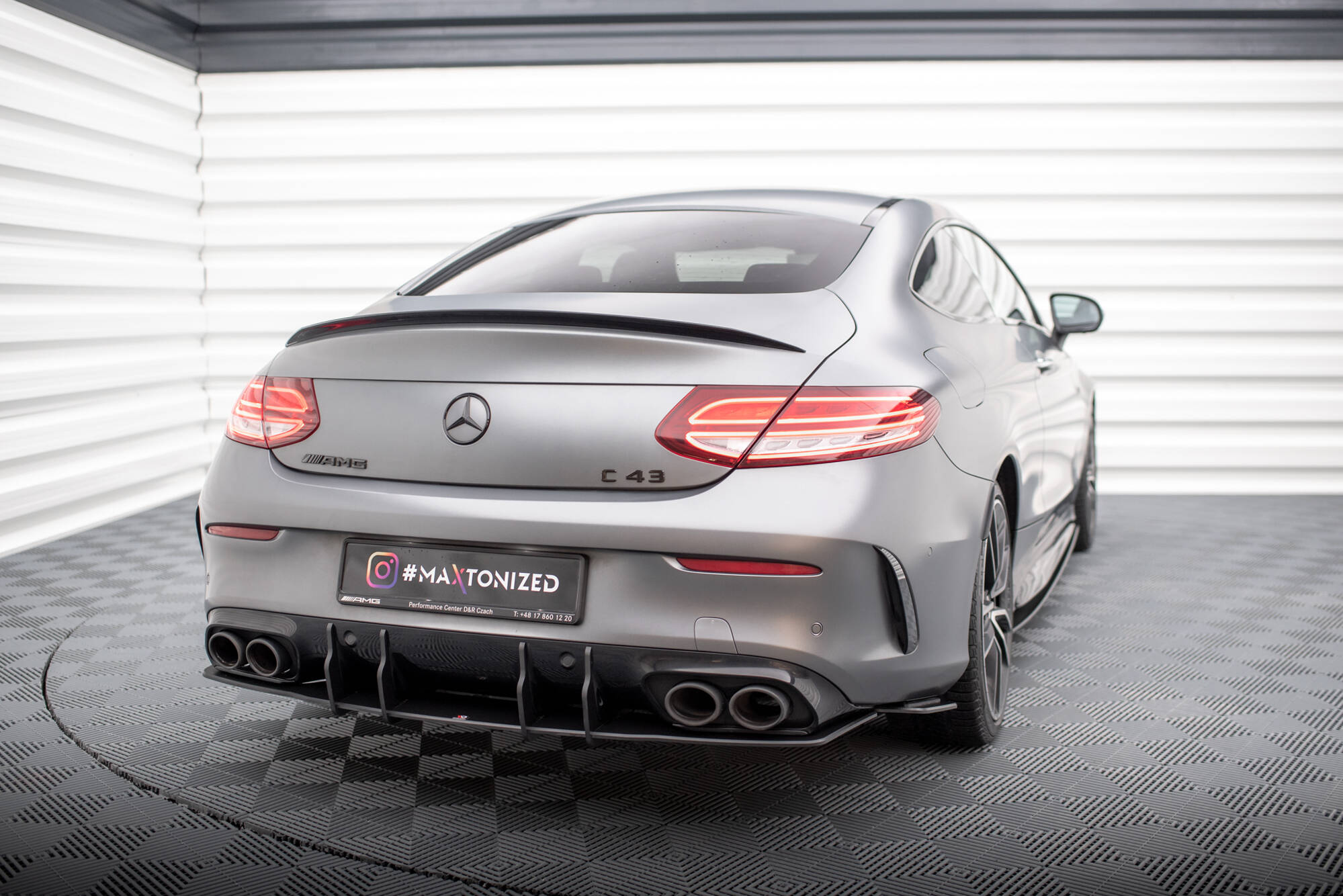 Street Pro bagdiffusor Mercedes-AMG C43 Coupe / Cabrio C205 Facelift / A205 Facelift