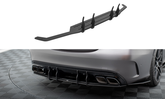Street pro rear diffuser mercedes-amg c63 sedan / estate w205 facelift