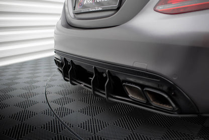 Street pro rear diffuser mercedes-amg c63 sedan / estate w205 facelift