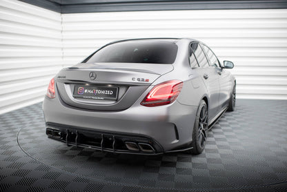 Street pro rear diffuser mercedes-amg c63 sedan / estate w205 facelift