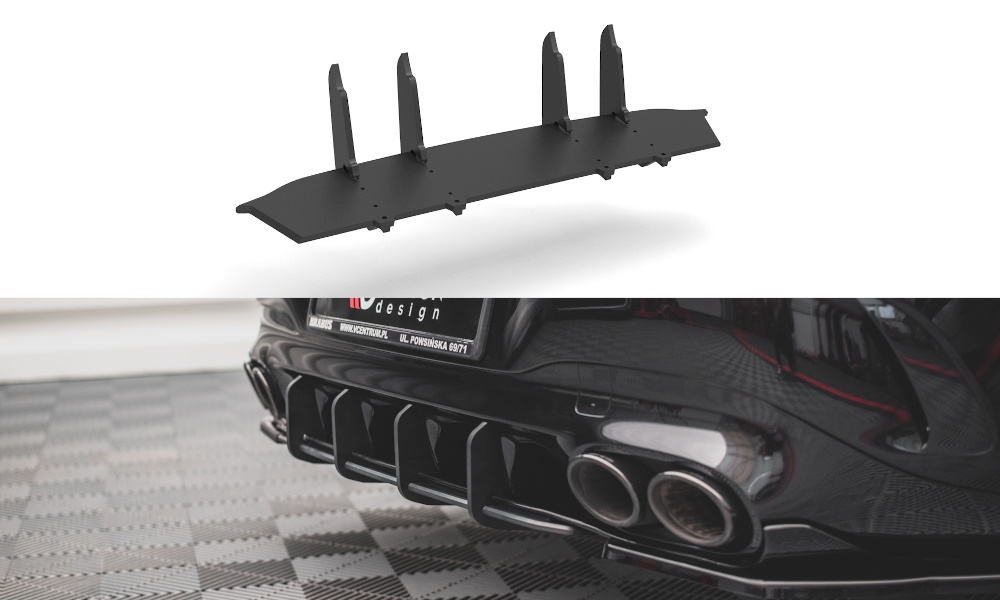 Street pro rear diffuser mercedes-amg cla 35 / 45 aero c118