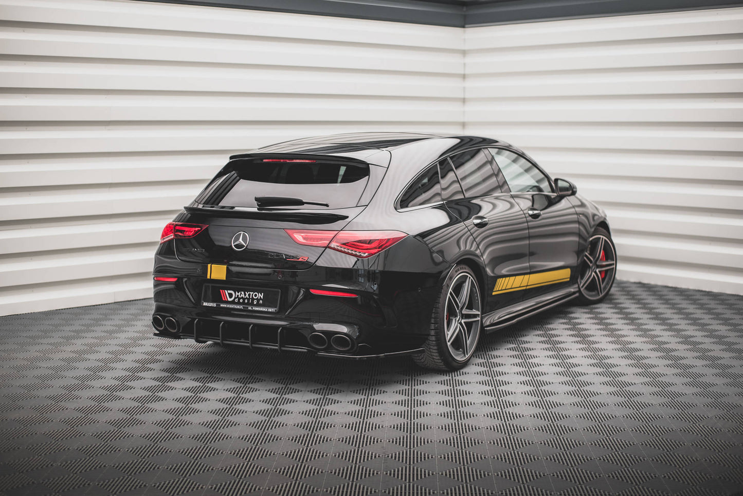 Street pro rear diffuser mercedes-amg cla 35 / 45 aero c118
