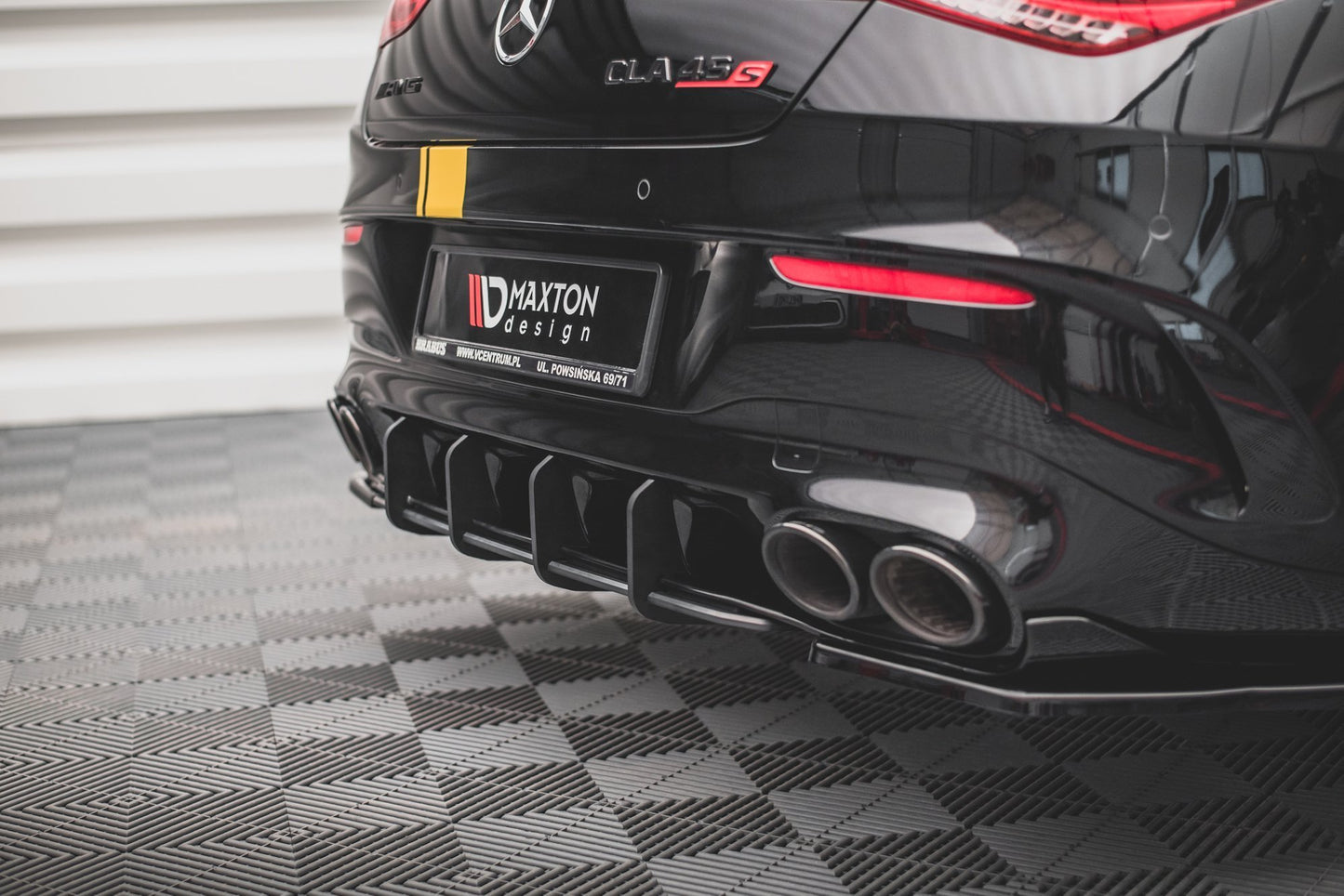 Street pro rear diffuser mercedes-amg cla 35 / 45 aero c118