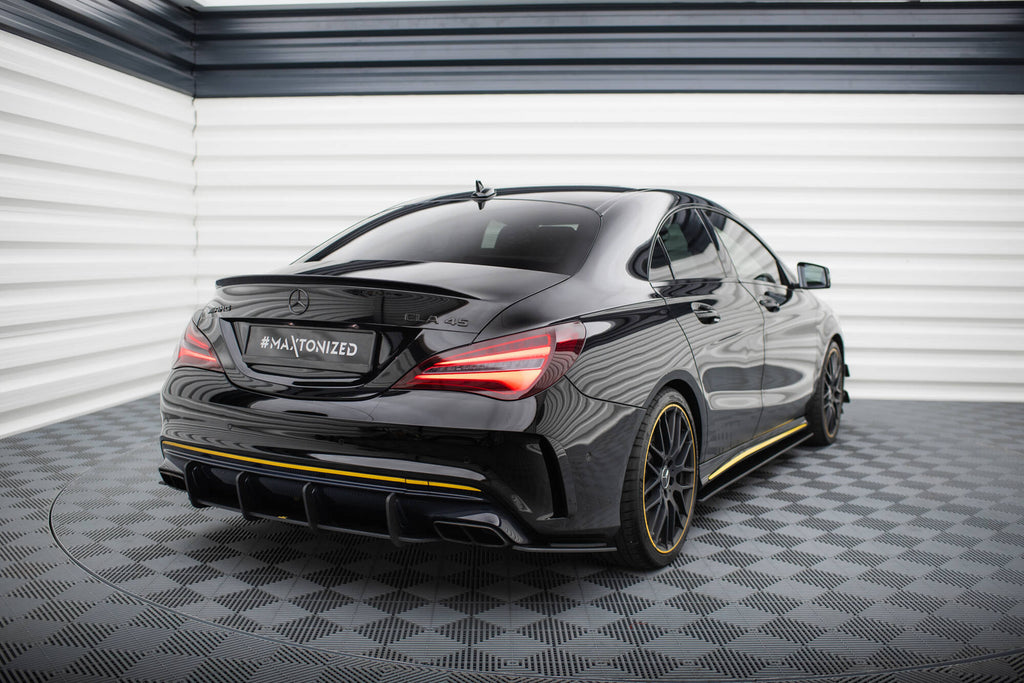 Street pro rear diffuser mercedes-amg cla 45 c117 facelift