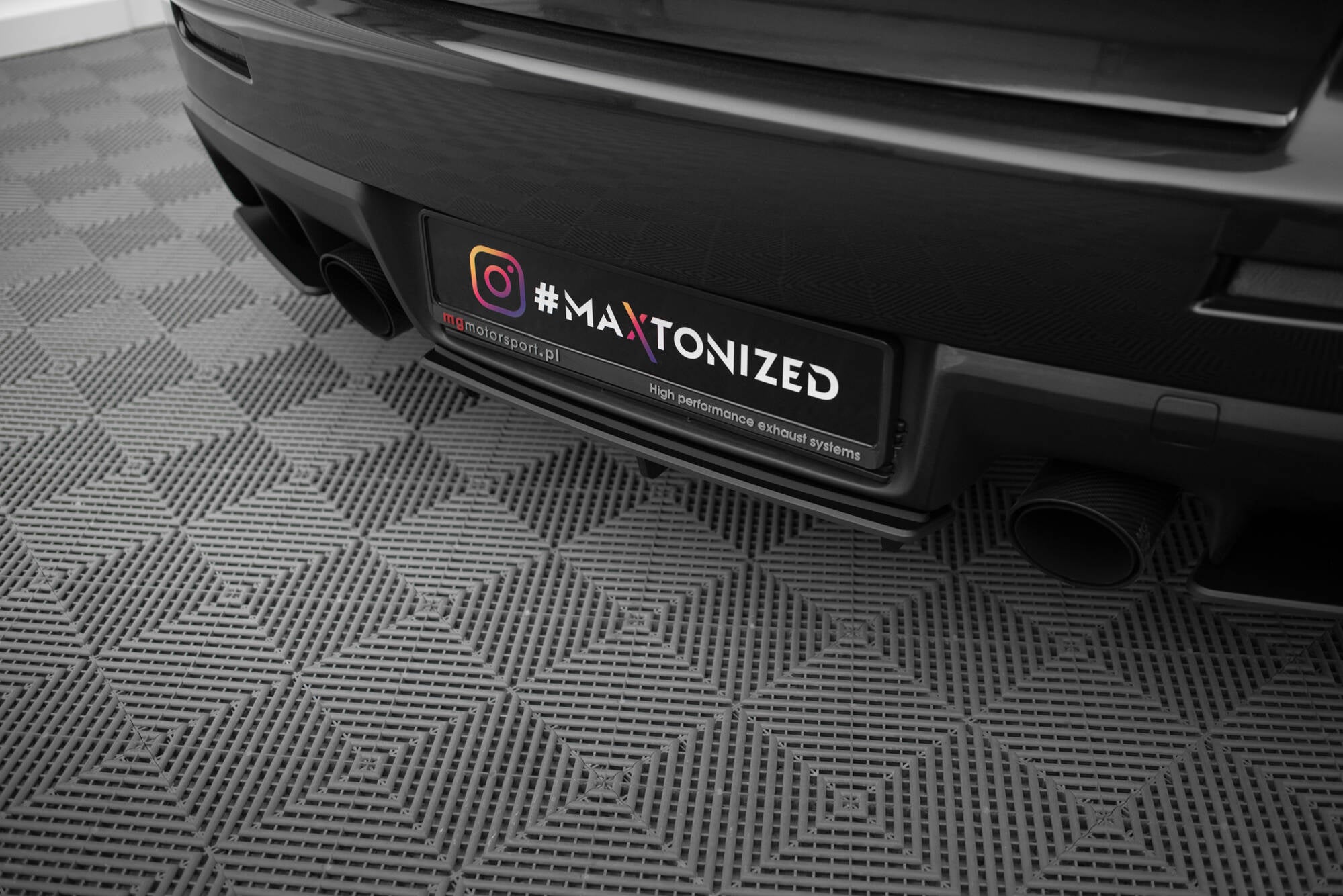 Street pro rear diffuser mitsubishi lancer evo x