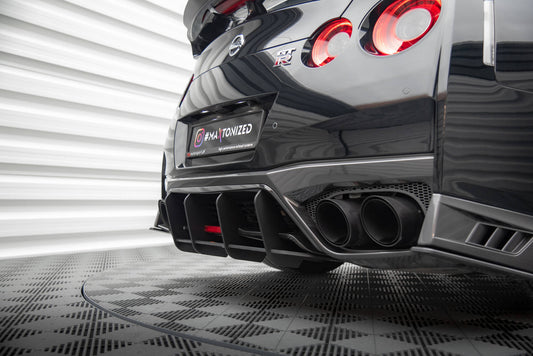 Street pro rear diffuser nissan gtr r35 facelift