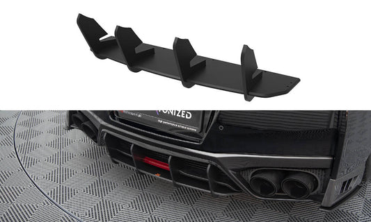 Street pro rear diffuser nissan gtr r35 facelift