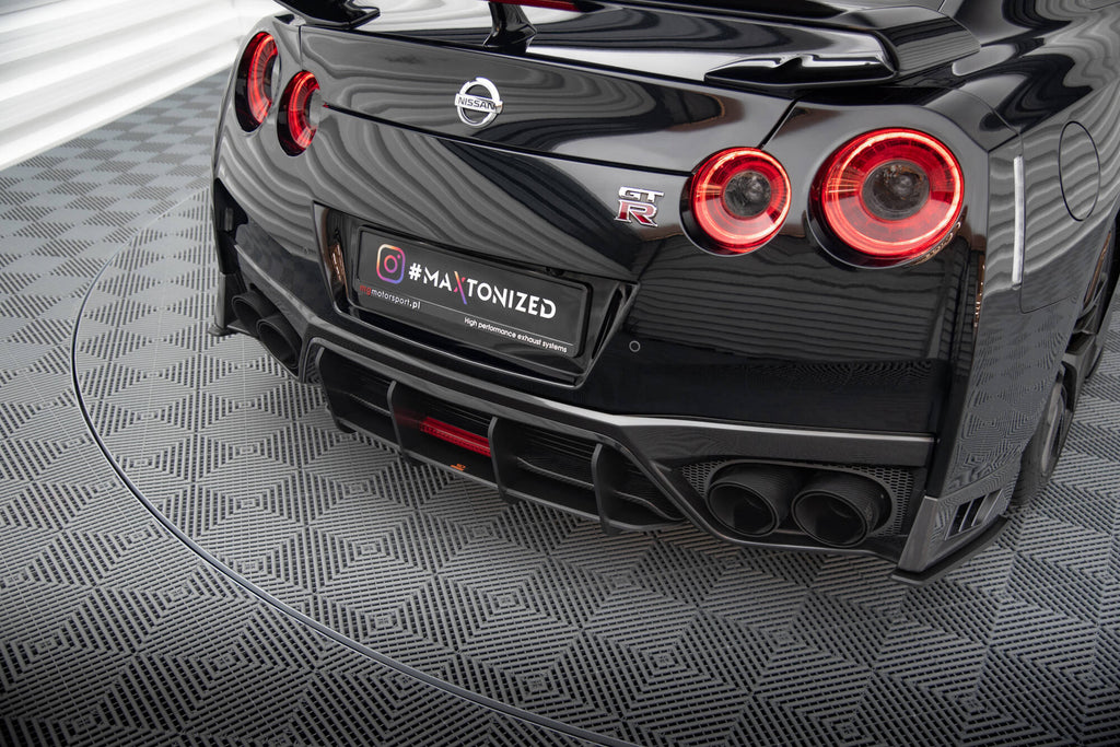 Street pro rear diffuser nissan gtr r35 facelift