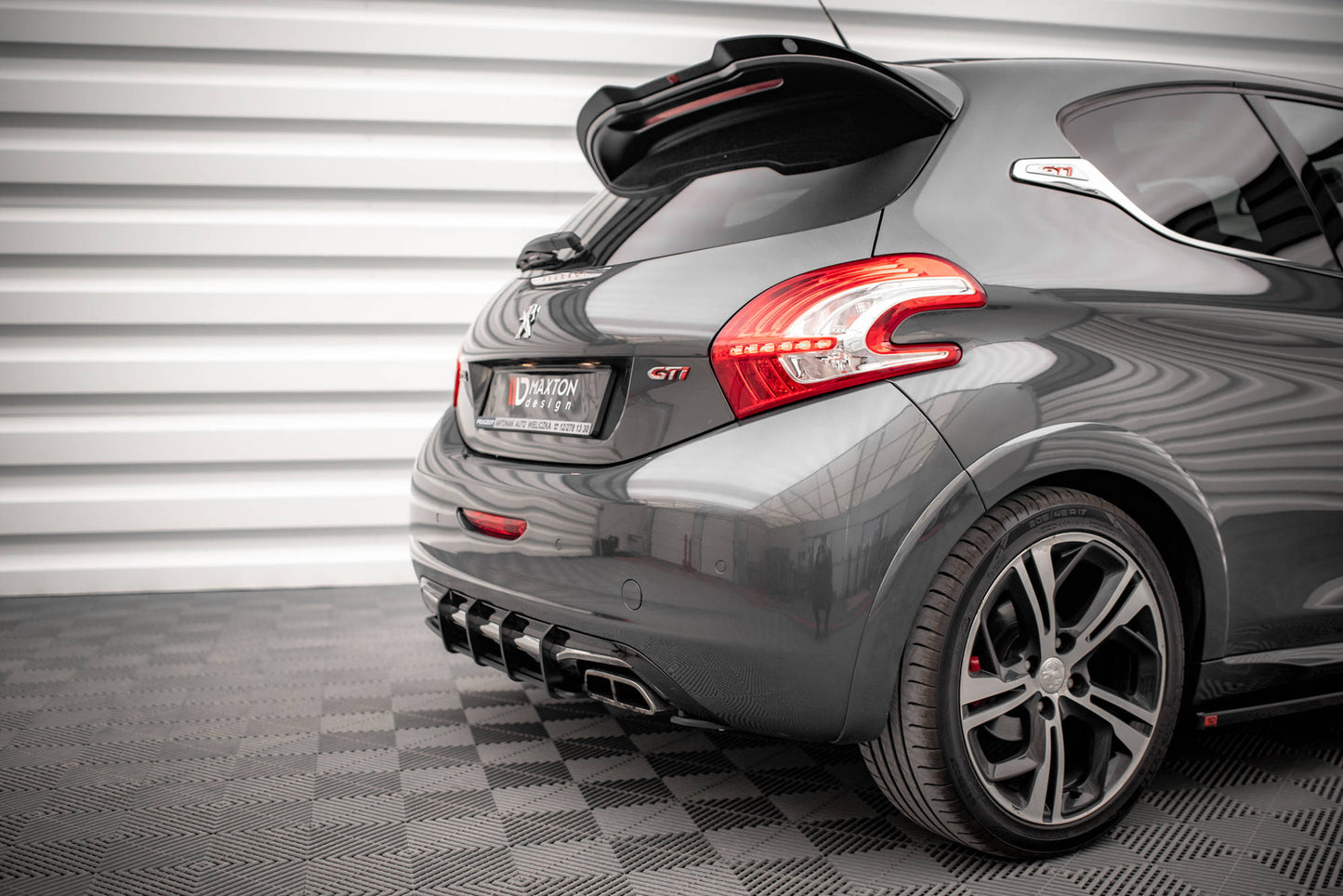 Street pro rear diffuser peugeot 208 gti mk1