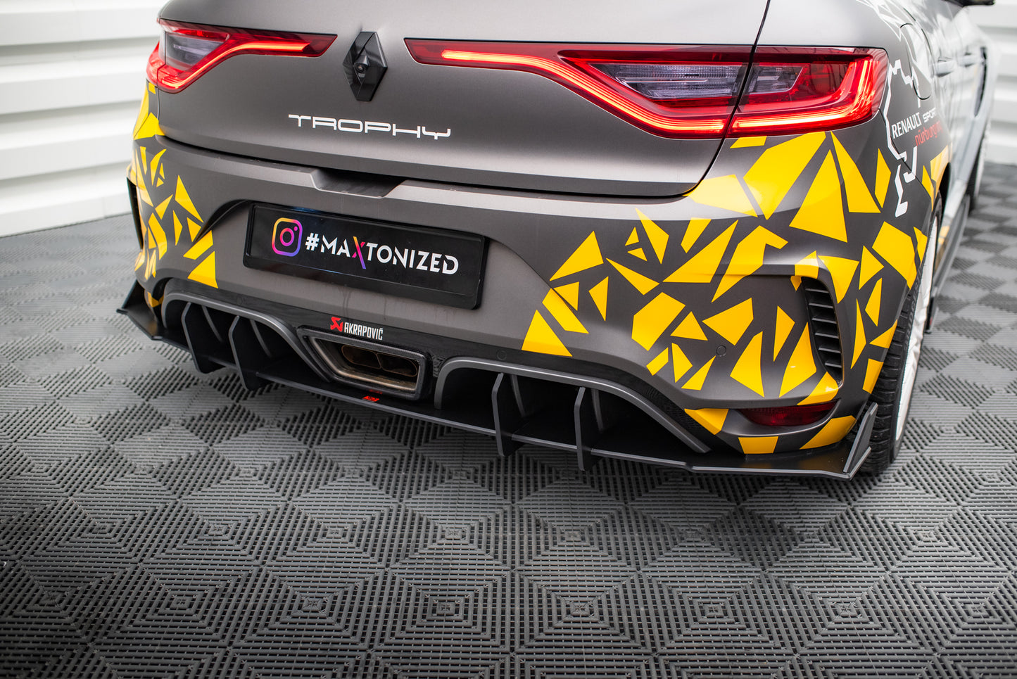 Street pro rear diffuser renault megane rs mk4