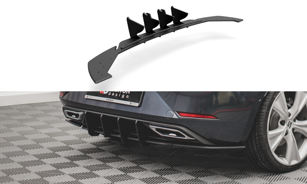 Street pro rear diffuser seat leon fr hatchback mk4