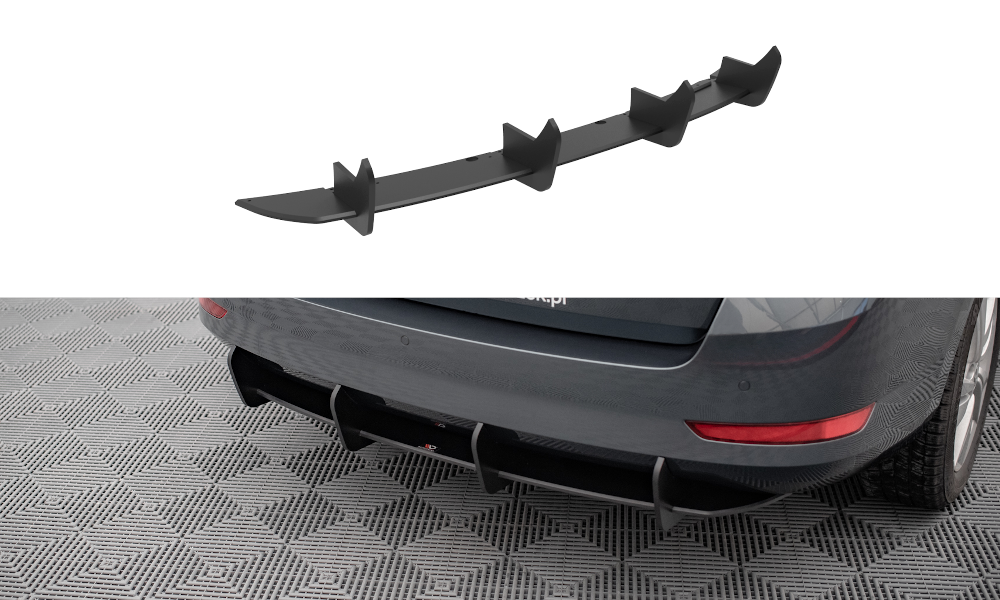 Street pro rear diffuser skoda fabia combi mk3 facelift