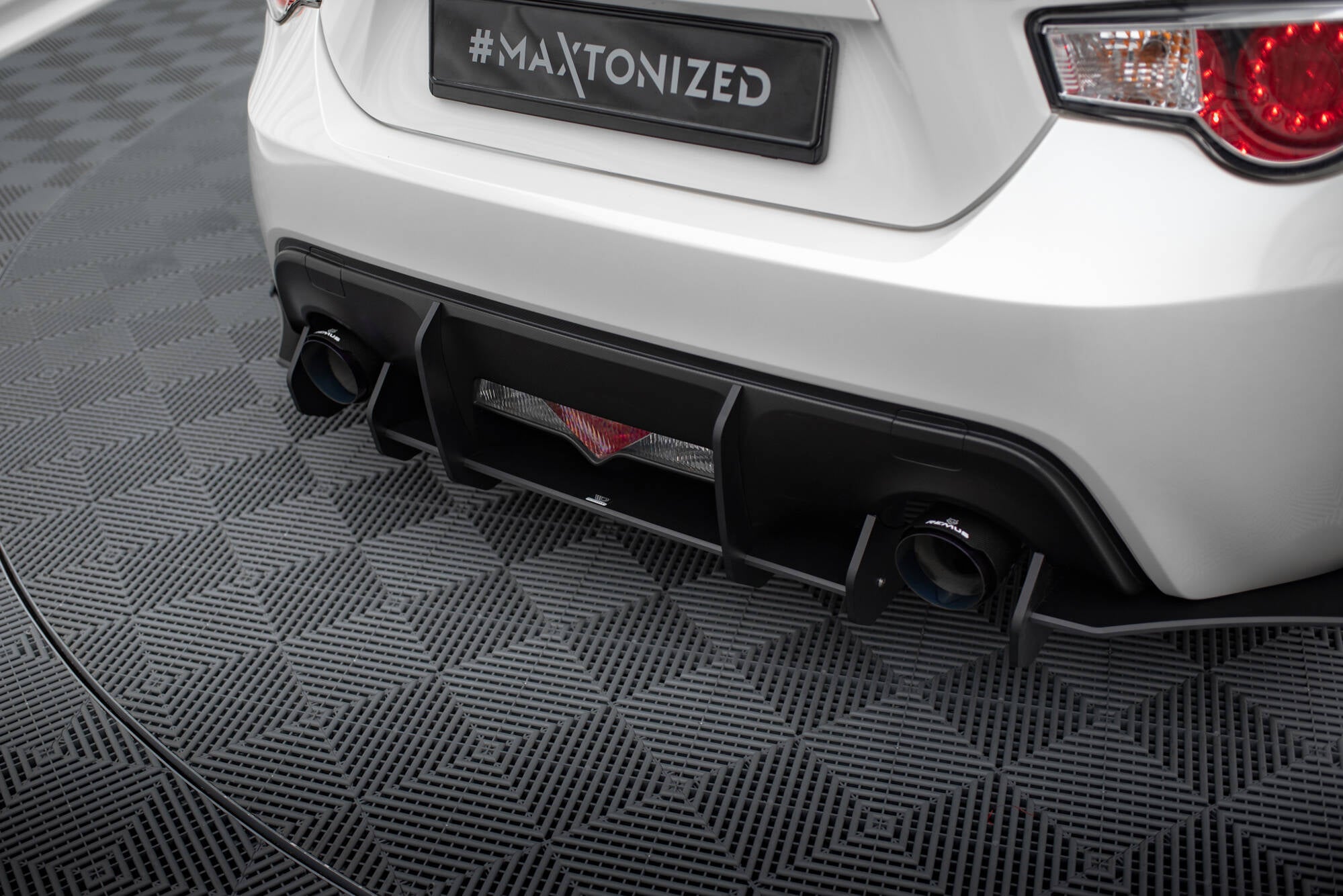 Street pro bakre diffuser subaru brz mk1 / mk1 ansiktsløftning