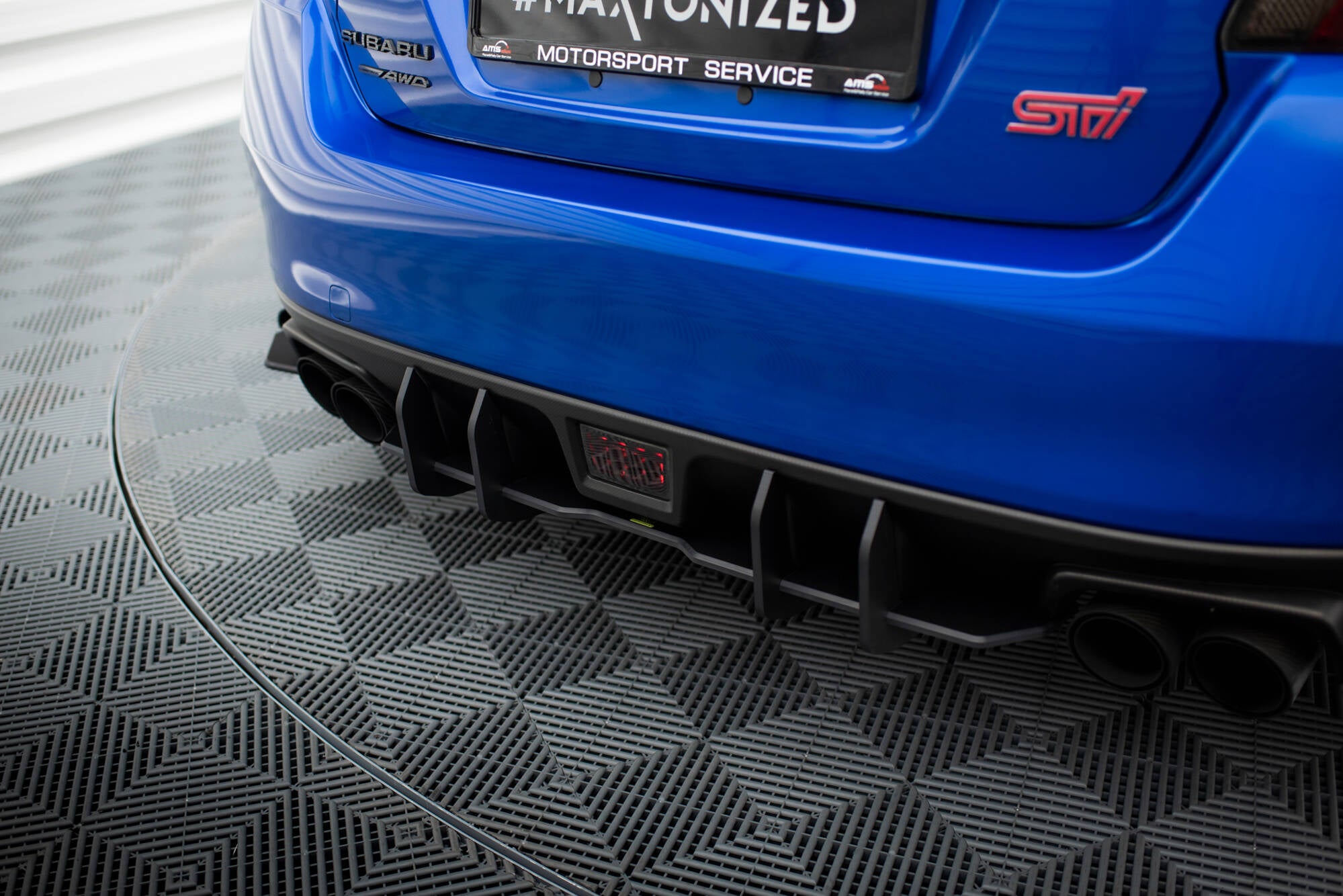 Street pro rear diffuser subaru wrx sti mk1