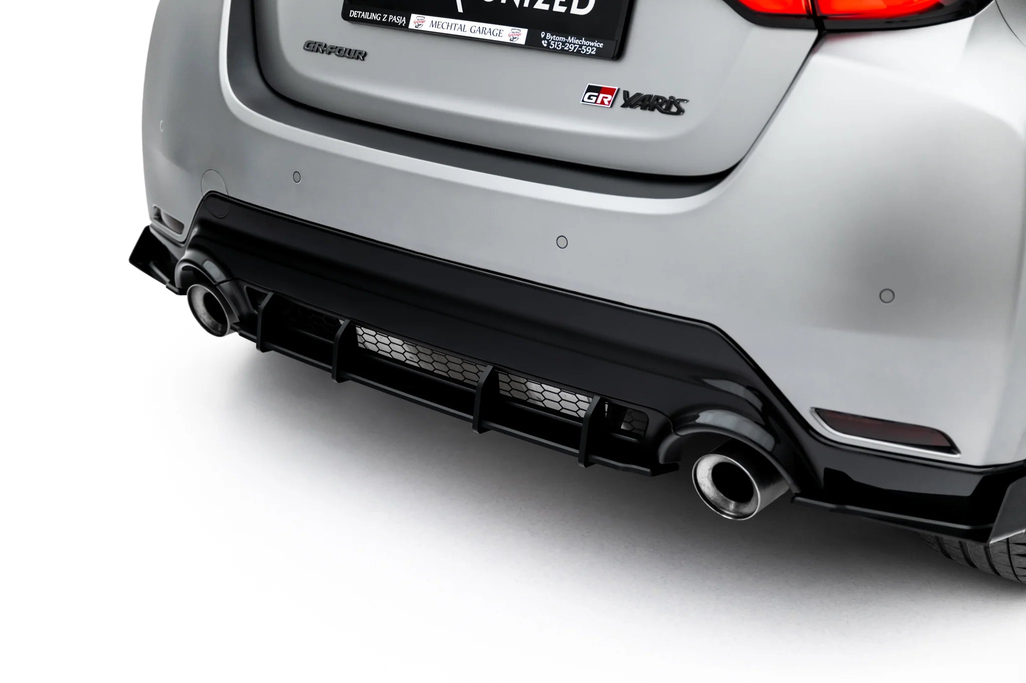 Street pro rear diffuser toyota gr yaris mk4 facelift