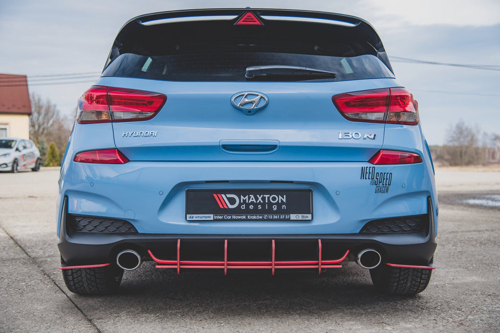 Street pro rear diffuser v.1 hyundai i30 n mk3 hatchback