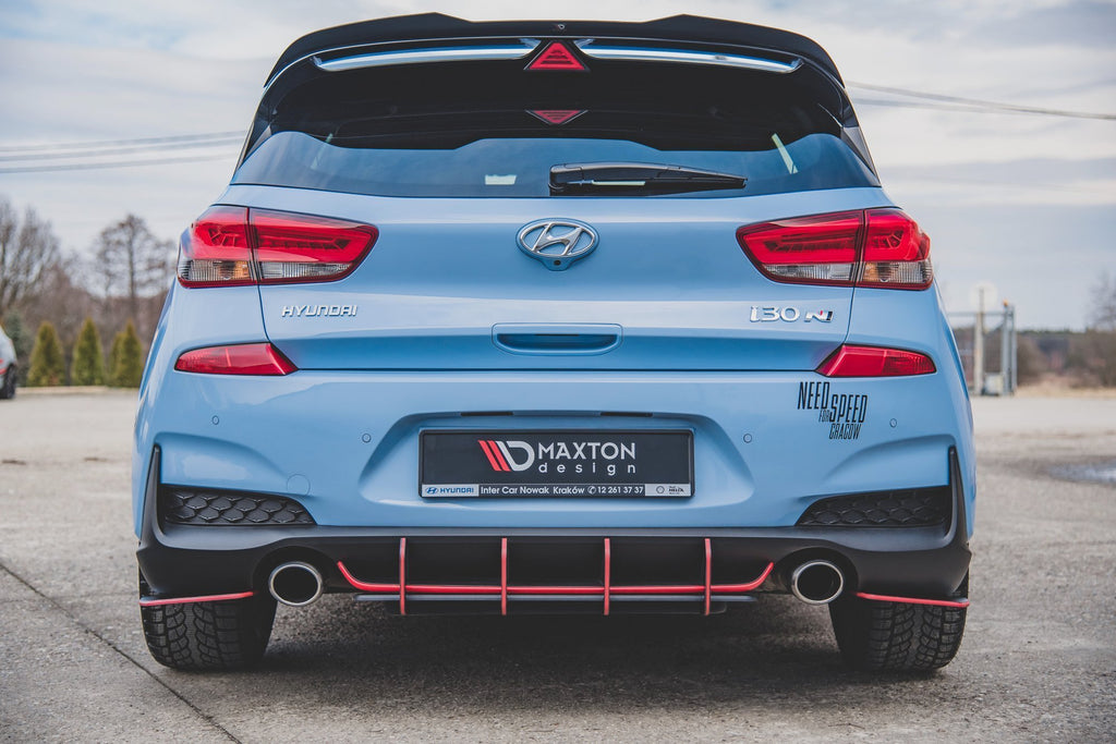 Street pro rear diffuser v.1 hyundai i30 n mk3 hatchback