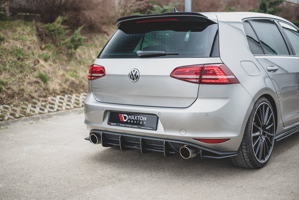 Street pro rear diffuser v.1 vw golf 7 gti