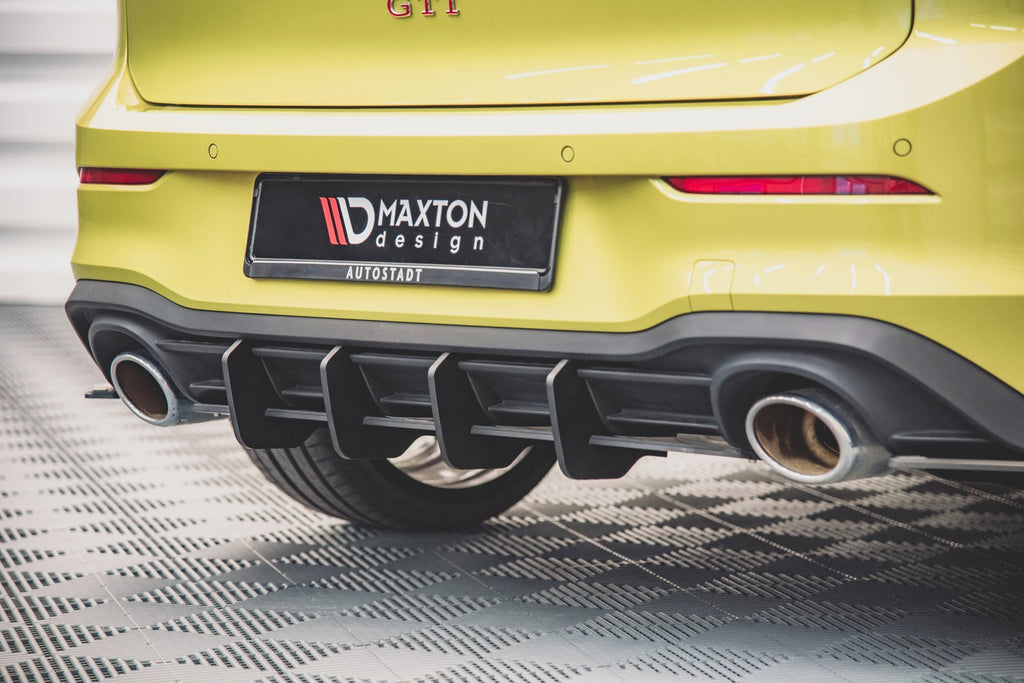 Street pro rear diffuser v.1 volkswagen golf gti clubsport mk8
