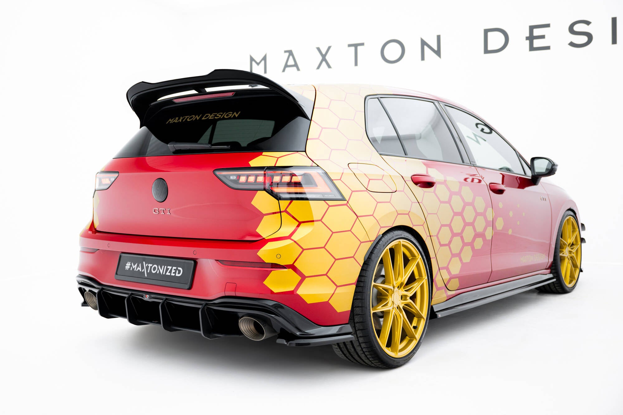 Street Pro Back Diffuser v.1 Volkswagen Golf GTI Clubsport MK8 FaceLift