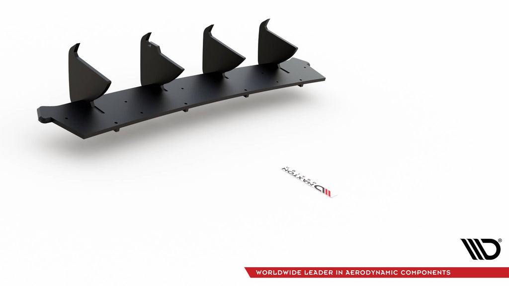 Street pro rear diffuser v.1 volkswagen golf gti mk8