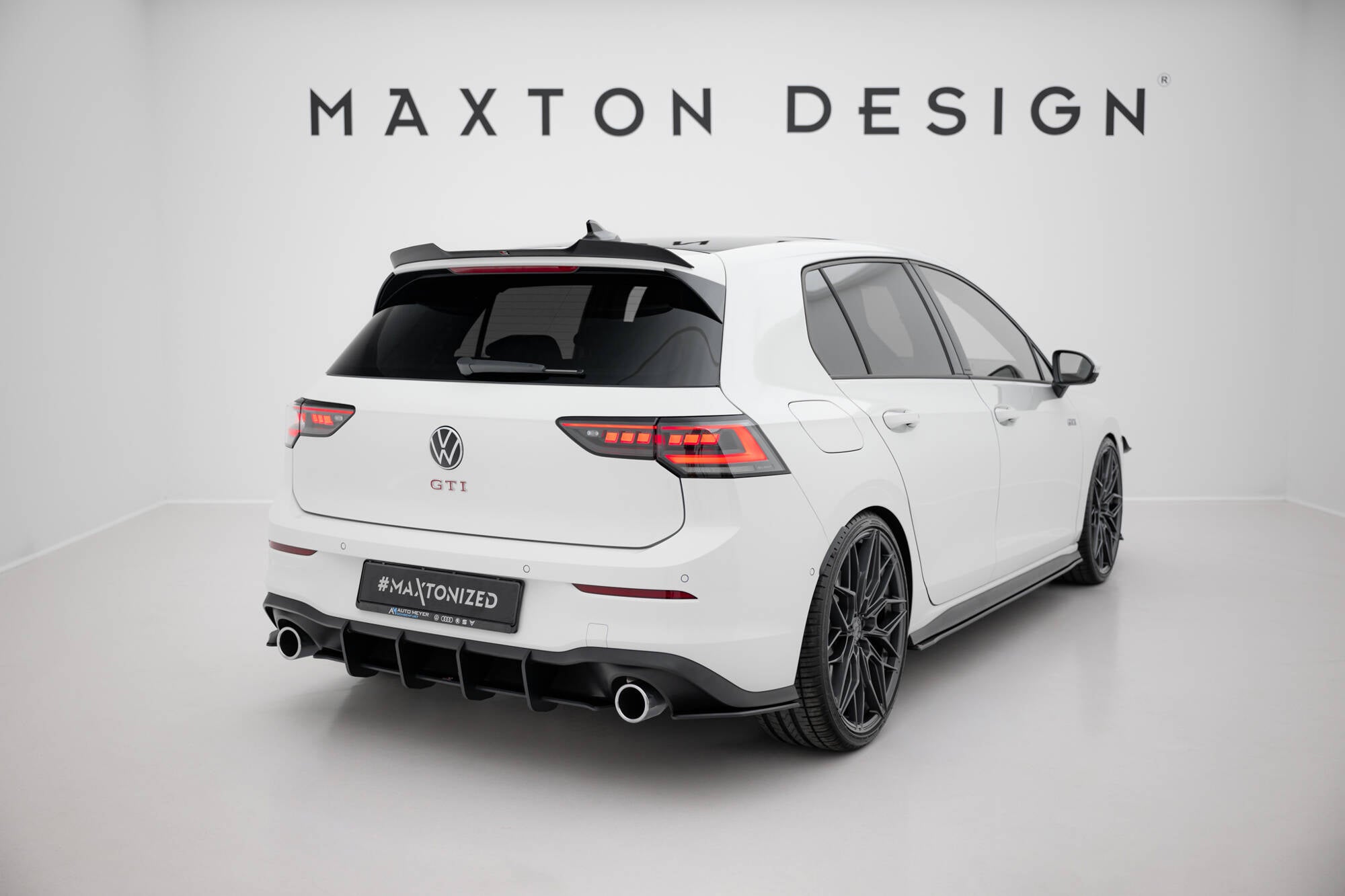 Street pro rear diffuser v.1 volkswagen golf gti mk8